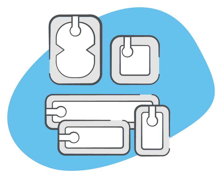PICO dressing shape options
